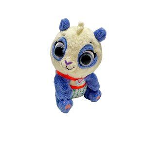 Disney Jr. T.O.T.S. Precious Panda Plush Stuffed Animal 10" Glitter Eyes Purple